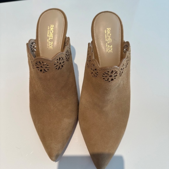 Rachel Zoe Greysen camel coloured mules. size 7.5 - Picture 7 of 9